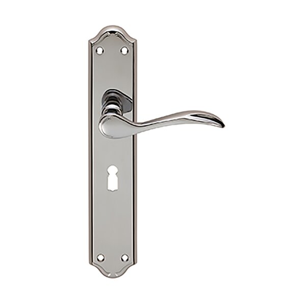 Carlisle Brass Madrid Lock Right Hand Door Handle Wayfairie 3369